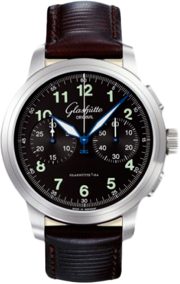 Glashutte Original 20th Century Vintage Senator Navigator Chronograph 39-34-17-17-04