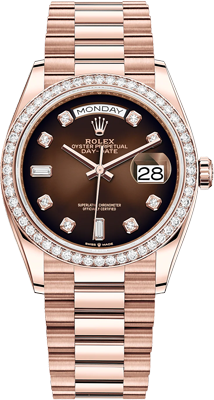 Rolex Day-Date 36 mm, Everose gold 128345rbr-0040