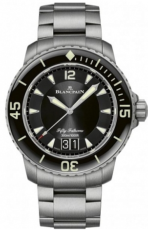 Blancpain Fifty Fathoms Titanium 45 mm Grande Date 5050-12B30-98