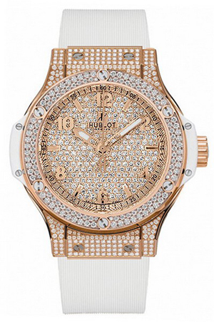 Hublot Big Bang 38 MM Red Gold All White Diamonds 361.PE.9010.RW.1704