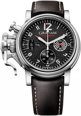 Graham Chronofighter Vintage BLACK 2CVAS.B40A