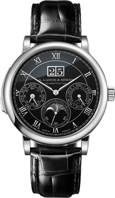 A. Lange & Sohne Saxonia MINUTE REPEATER PERPETUAL in 950 platinum 607.091FE