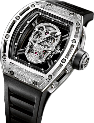 Richard Mille Limited Editions RM 052 Skull RM 052 Skull Diamonds Richard Mille Limited Editions RM 052 Skull RM 052 Skull Diamonds
