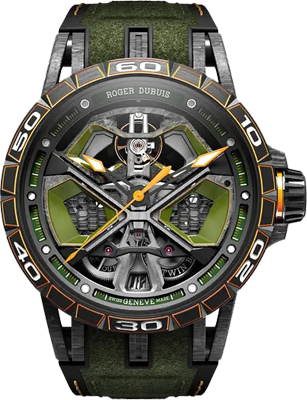 Roger Dubuis Excalibur Spider HURACÁN ST EVO 2 BLACK SMC CARBON 45MM RDDBEX0972 Roger Dubuis Excalibur Spider HURACÁN ST EVO 2 BLACK SMC CARBON 45MM RDDBEX0972