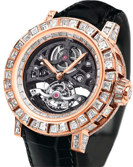 DeWitt Архив DeWitt Pieces d`Exception Tourbillon Mysterieux Joaillerie Skeleton AC.8400.53/02/102.M956 DeWitt Архив DeWitt Pieces d`Exception Tourbillon Mysterieux Joaillerie Skeleton AC.8400.53/02/102.M956