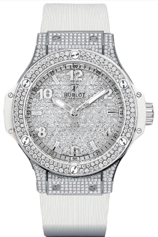 Hublot Big Bang 38 MM Steel All White Diamonds 361.SE.9010.RW.1704 Hublot Big Bang 38 MM Steel All White Diamonds 361.SE.9010.RW.1704