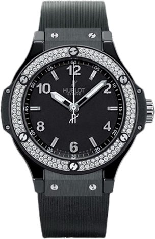 Hublot Big Bang 38 MM Black Ceramic Black Magic Diamonds 361.CV.1270.RX.1104