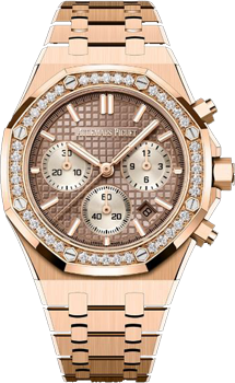 Audemars Piguet Lady Royal Oak 38 mm chronograph pink gold 26450OR.ZZ.1356OR.01-B