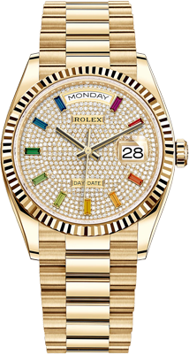 Rolex Day-Date 36mm Yellow Gold 128238-0051