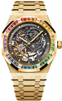 Audemars Piguet Royal Oak 41mm Yellow gold FROSTED DOUBLE BALANCE 15412BA.YG.1224BA.01-B Audemars Piguet Royal Oak 41mm Yellow gold FROSTED DOUBLE BALANCE 15412BA.YG.1224BA.01-B