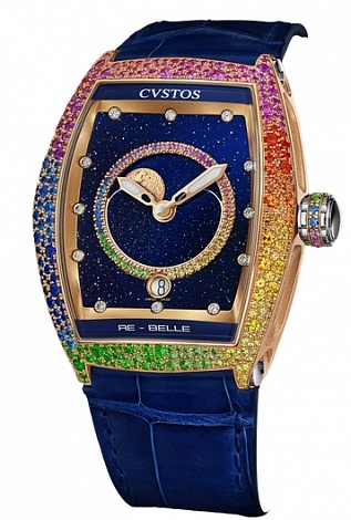 Cvstos Re-Belle Moon Rainbow Snow Blue Aventurine D00109.3623002