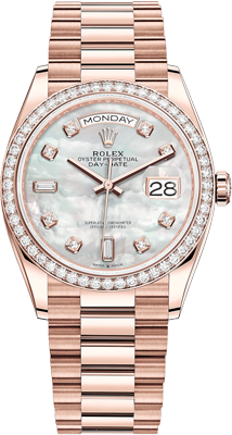 Rolex Day-Date 36 mm, Everose gold 128345rbr-0028