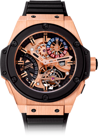 Hublot Архив Hublot Tourbillon GMT Gold 706.OM.1180.RX