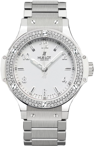 Hublot Big Bang 38 MM Steel All White Diamonds 361.SE.2010.SE.1104