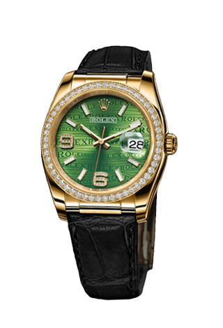 Rolex Архив Rolex 36 mm Yellow Gold 116188 Green