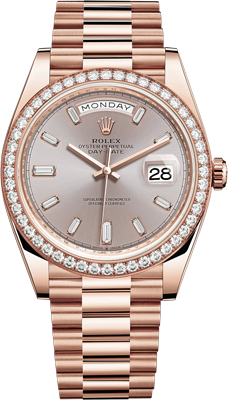 Rolex Day-Date 40 mm Everose gold 228345rbr-0007 Rolex Day-Date 40 mm Everose gold 228345rbr-0007