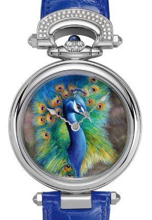 Bovet Miniature Painting Animals Bovet Peacock