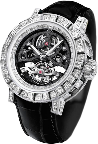 DeWitt Архив DeWitt Pieces d`Exception Tourbillon Mysterieux Joaillerie Skeleton AC.8400.48/02/102.M956 DeWitt Архив DeWitt Pieces d`Exception Tourbillon Mysterieux Joaillerie Skeleton AC.8400.48/02/102.M956