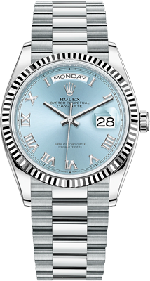 Rolex Day-Date 36 mm, platinum 128236-0008