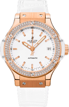 Hublot Big Bang 38 MM Red Gold All White Diamonds 365.PE.2180.LR.1104