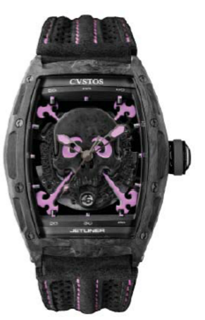 Cvstos Challenge Inkvaders Skull Forged Carbon Honolulu Pink