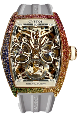 Cvstos Sealiner  Double Tourbillon Rainbow Bicolor 5N Red Gold CVS8550