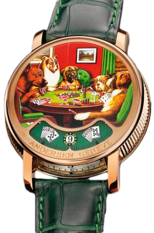 Svend Andersen Montre A Tact Tact Poker Or Rose Poker