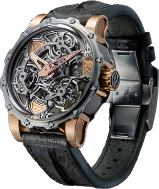 Antoine Preziuso Les-Collections Master Exclusive Creations Tourbillon of Tourbillons Power TTR3 Power TTR3 Power Titanium Steel Pink gold