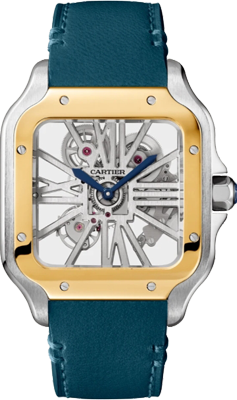 Cartier Santos de Cartier Skeleton, large WHSA0024