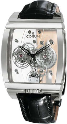 Corum Golden Bridge Golden Tourbillon Panoramique Grey Sapphire 382.850.59/0F01 0000