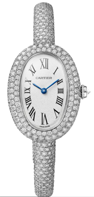 Cartier Baignoire small model white gold HPI01701