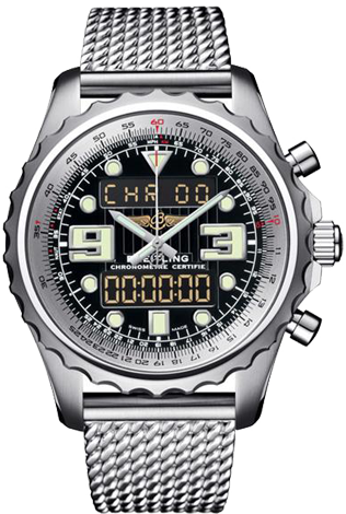 Breitling Professional Chronospace Chronospace SS-Black-SS Breitling Professional Chronospace Chronospace SS-Black-SS