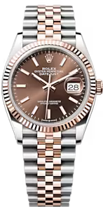 Rolex Datejust 36,39,41 mm 36 mm Steel and Everose Gold  126231-0043