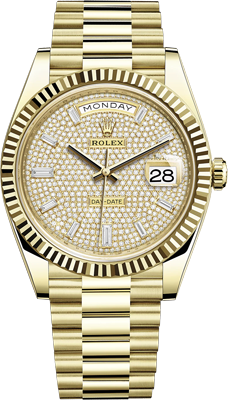Rolex Day-Date 40 mm Yellow gold 228238-0054