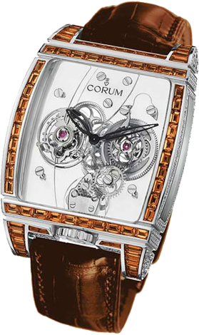 Corum Golden Bridge Golden Tourbillon Panoramique Diamants 382.857.69/0F82 0000 Corum Golden Bridge Golden Tourbillon Panoramique Diamants 382.857.69/0F82 0000