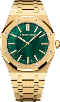 Audemars Piguet Royal Oak 41 mm yellow gold malachite 15513BA.OO.1320BA.01