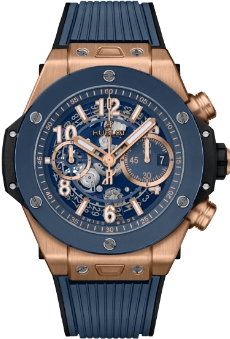 Hublot Big Bang Unico 44 mm KING GOLD BLUE CERAMIC 421.OL.5180.RX Hublot Big Bang Unico 44 mm KING GOLD BLUE CERAMIC 421.OL.5180.RX