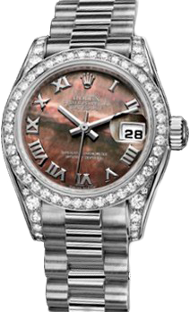 Rolex Архив Rolex Lady 26 mm White gold 179159 Black MOP D