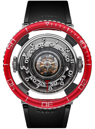 MB&F Horological Machine N°7 Aquapod red sapphire 70.PBL.B MB&F Horological Machine N°7 Aquapod red sapphire 70.PBL.B