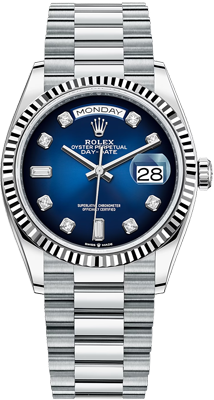 Rolex Day-Date 36 mm, platinum 128236-0005 Rolex Day-Date 36 mm, platinum 128236-0005