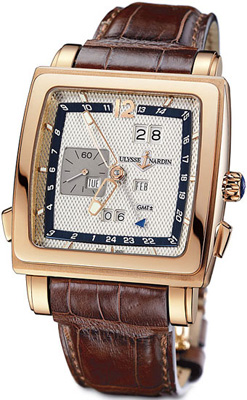 Ulysse Nardin Архив UN Quadrato Dual Time Perpetual 326-90/61 Ulysse Nardin Архив UN Quadrato Dual Time Perpetual 326-90/61