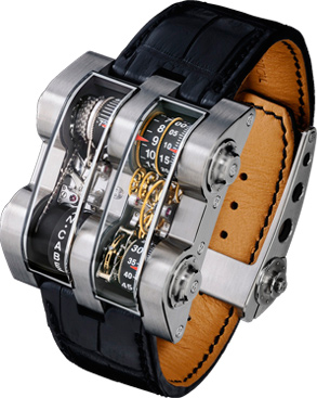 Cabestan Winch Tourbillon Vertical Brushed Titanium winch1