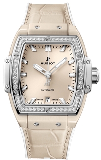 Hublot Spirit of Big Bang Beige Ceramic Titanium Diamonds 39MM 665.CZ.891B.LR.1204