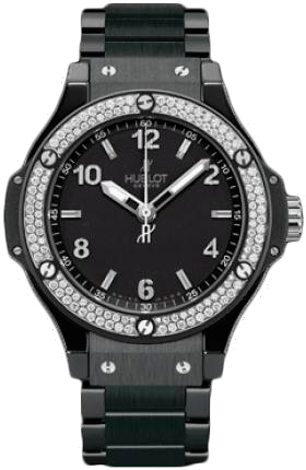 Hublot Big Bang 38 MM Black Ceramic Black Magic Diamonds 361.CV.1270.CM.1104