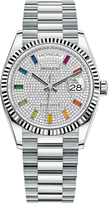 Rolex Day-Date 36 mm, platinum 128236-0003