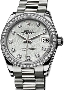 Rolex Datejust 26,29,31,34 mm 31mm Platinum 178286 Meteorite