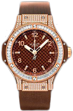 Hublot Big Bang 38 MM Red Gold Cappuccino Diamonds 361.PC.3380.RC.0904