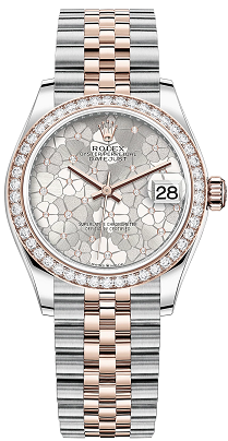 Rolex Datejust 26,29,31,34 mm SILVER FLORAL 31 mm 278381rbr-0032 Rolex Datejust 26,29,31,34 mm SILVER FLORAL 31 mm 278381rbr-0032