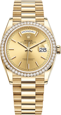Rolex Day-Date 36mm Yellow Gold 128348rbr-0026 Rolex Day-Date 36mm Yellow Gold 128348rbr-0026