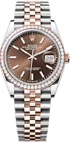 Rolex Datejust 36,39,41 mm 36 mm Steel and Everose Gold 126281rbr-0031